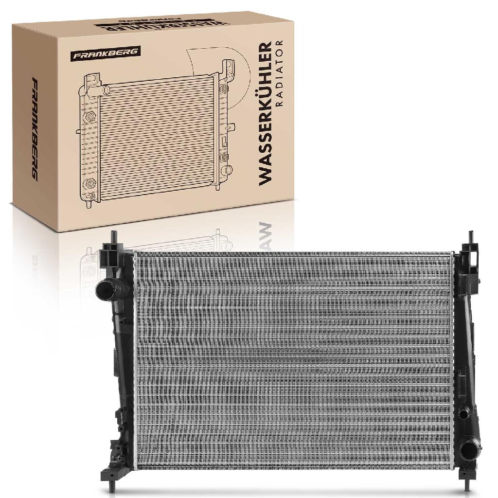Frankberg 1x Kühler Wasserkühler Motorkühler für Opel Corsa D Fiat Doblo Punto