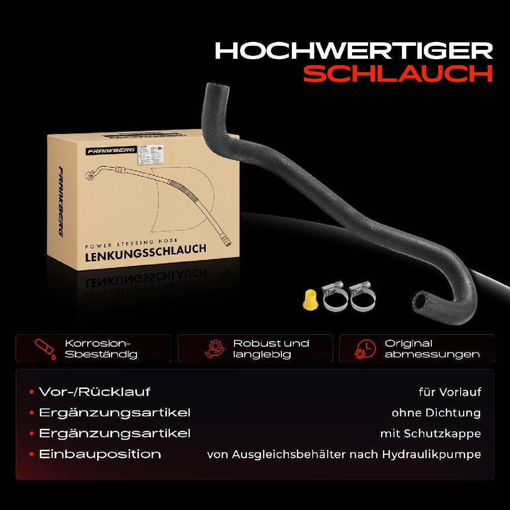 1x Hydraulikschlauch Lenkung für Volvo XC90 I 275 2.5L 2002-2014