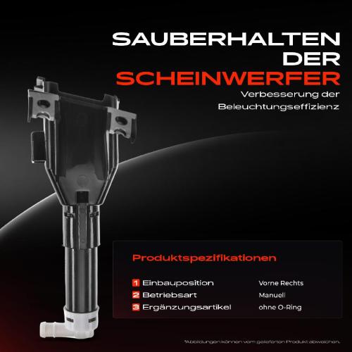 1x Scheinwerferreinigung Waschwasserdüse Vorne Rechts für Toyota RAV 4 A3 2005-2013 Bild 1x Scheinwerferreinigung Waschwasserdüse Vorne Rechts für Toyota RAV 4 A3 2005-2013