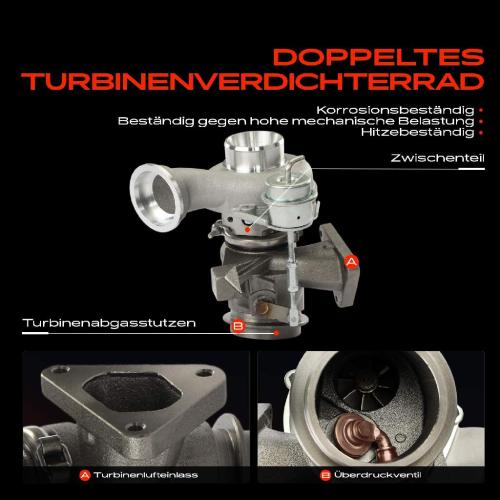 Frankberg 1x Abgasturbolader für Mercedes-Benz Sprinter 3,5-T Kasten Pritsche/Fahrgestell B906 Sprinter 3-T Kasten Bild Frankberg 1x Abgasturbolader für Mercedes-Benz Sprinter 3,5-T Kasten Pritsche/Fahrgestell B906 Sprinter 3-T Kasten