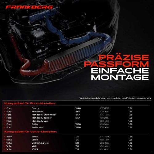 1x Ladeluftkühler Turbokühler für Ford Mondeo IV BA7 Volvo V40 S60 I II S80 II V70 Bild 1x Ladeluftkühler Turbokühler für Ford Mondeo IV BA7 Volvo V40 S60 I II S80 II V70