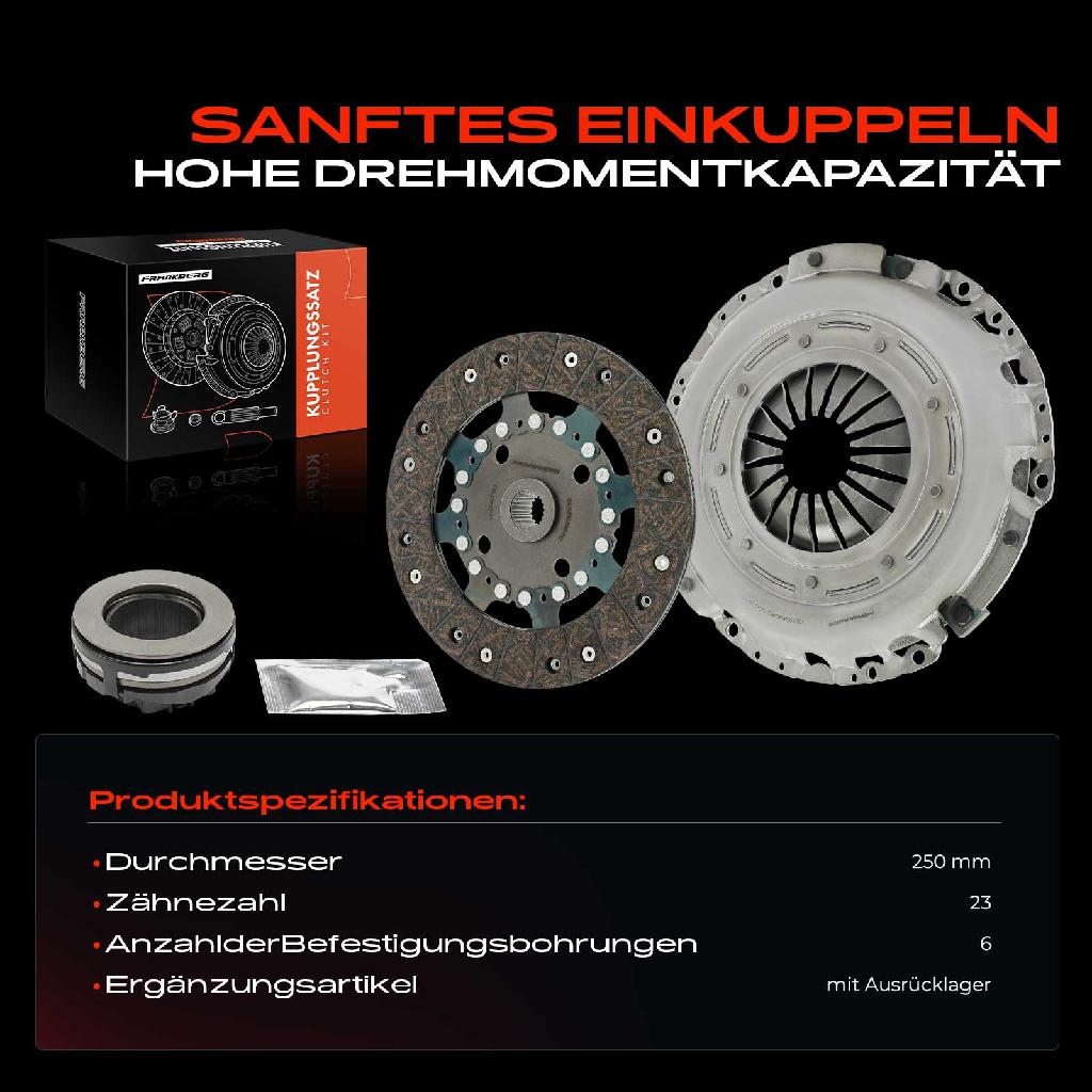 1x Kupplungssatz für Ford Ranger TKE Transit Bus FB FC FD FS FZ Transit Kasten FA Transit Pritsche/Fahrgestell