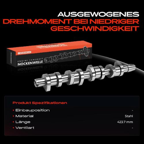 Frankberg 1x Nockenwelle für VW Golf V Passat Caddy III Audi A3 A4 Seat Skoda Octavia II Bild Frankberg 1x Nockenwelle für VW Golf V Passat Caddy III Audi A3 A4 Seat Skoda Octavia II