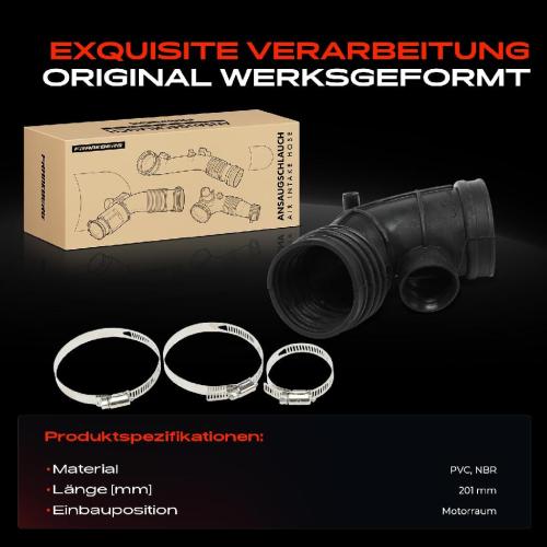 1x Ansaugschlauch, Luftfilter für BMW 5er E39 7er E38 1998-2004 Bild 1x Ansaugschlauch, Luftfilter für BMW 5er E39 7er E38 1998-2004