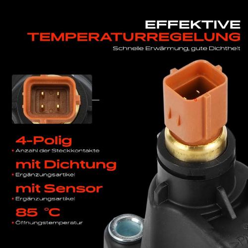 1x Thermostat Kühlmittel für Hyundai i10 BA IA KIA Picanto TA 1.0L 1.2L 2011-2022 Bild 1x Thermostat Kühlmittel für Hyundai i10 BA IA KIA Picanto TA 1.0L 1.2L 2011-2022