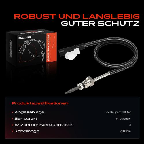 Frankberg 1x Abgastemperatursensor für Hyundai Kona Tucson KIA Sportage Stonic Xceed 1.6L Bild Frankberg 1x Abgastemperatursensor für Hyundai Kona Tucson KIA Sportage Stonic Xceed 1.6L