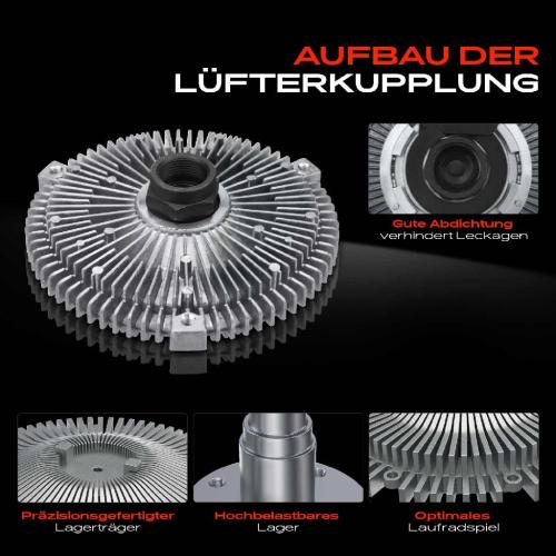 Frankberg 1x Lüfterkupplung Kühlerlüfte für BMW E36 E46 Z3 E36 E34 E39 E38 X5 Bild Frankberg 1x Lüfterkupplung Kühlerlüfte für BMW E36 E46 Z3 E36 E34 E39 E38 X5