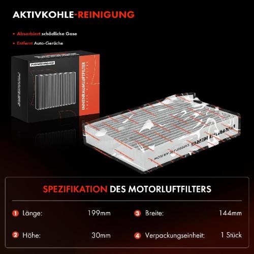 1x Innenraumfilter Aktivkohle für Opel Agila B H08 Suzuki Splash EX 1.0-1.3 Bild 1x Innenraumfilter Aktivkohle für Opel Agila B H08 Suzuki Splash EX 1.0-1.3