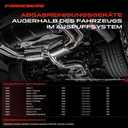 1x Krümmerkatalysator für Opel Astra H L48 L35 Meriva X03 Vectra C Z02 Zafira 1.6L Bild 1x Krümmerkatalysator für Opel Astra H L48 L35 Meriva X03 Vectra C Z02 Zafira 1.6L