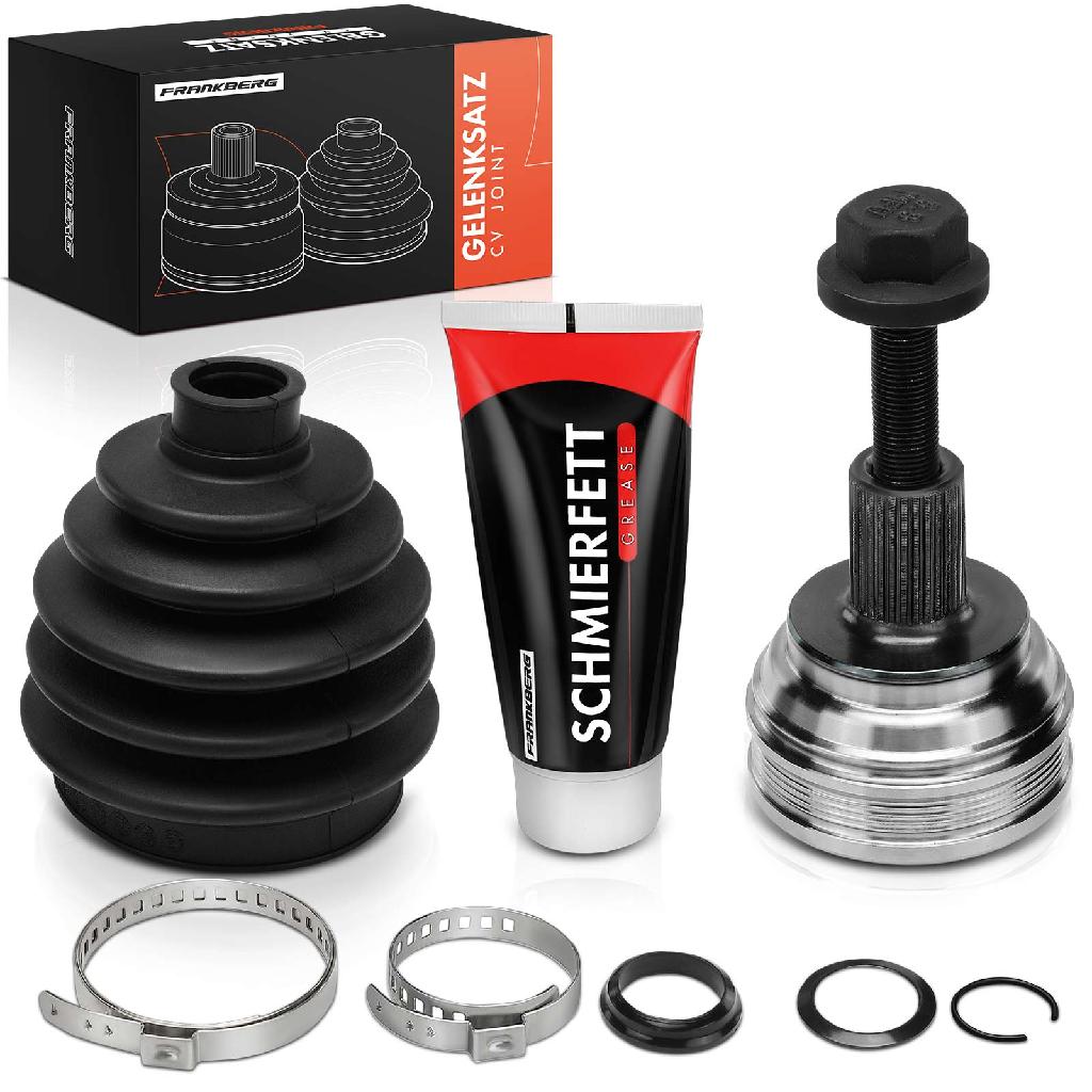 Frankberg 1x Antriebswelle Gelenksatz Vorderachse für VW Golf 1K1 Seat Altea 5P Leon Toledo Skoda