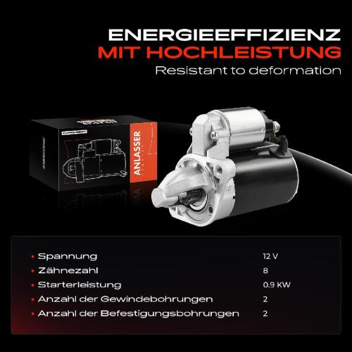 Frankberg 1x Anlasser Starter für Hyundai Accent I II Stufenheck Coupe Elantra Getz Lantra Kombi KIA Mitsubishi Bild Frankberg 1x Anlasser Starter für Hyundai Accent I II Stufenheck Coupe Elantra Getz Lantra Kombi KIA Mitsubishi