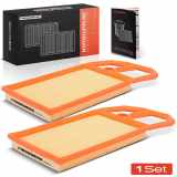 2x Luftfilter Filtereinsatz für VW Golf 4 1J Polo 6N Bora Seat Ibiza 2 Skoda 1.4 1.6
