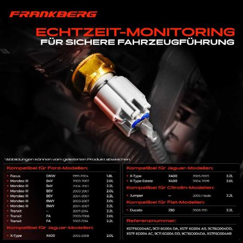 Frankberg 1x Sensor Kühlmitteltemperatur für Citroën Jumper Ford Mondeo III Transit Focus Bild Frankberg 1x Sensor Kühlmitteltemperatur für Citroën Jumper Ford Mondeo III Transit Focus