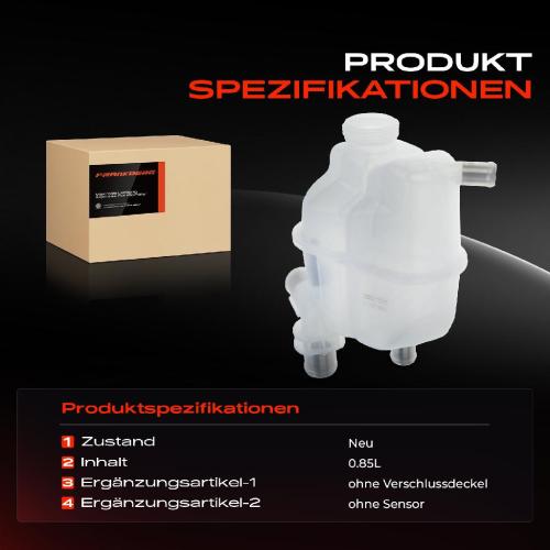 1x Ausgleichsbehälter Kühlmittelbehälter für Smart Cabrio City-Coupe Fortwo Cabrio Bild 1x Ausgleichsbehälter Kühlmittelbehälter für Smart Cabrio City-Coupe Fortwo Cabrio