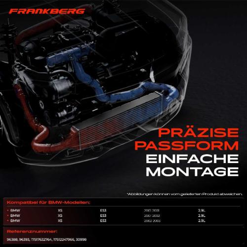 1x Ladeluftkühler Turbokühler für BMW X5 E53 3.0L 2001-2003 Bild 1x Ladeluftkühler Turbokühler für BMW X5 E53 3.0L 2001-2003
