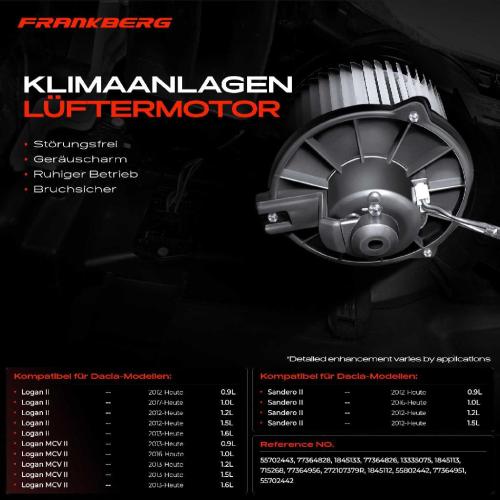 1x Gebläsemotor Innenraumgebläse für Dacia Logan II Logan MCV II Sandero II Bj ab 2012 Bild 1x Gebläsemotor Innenraumgebläse für Dacia Logan II Logan MCV II Sandero II Bj ab 2012