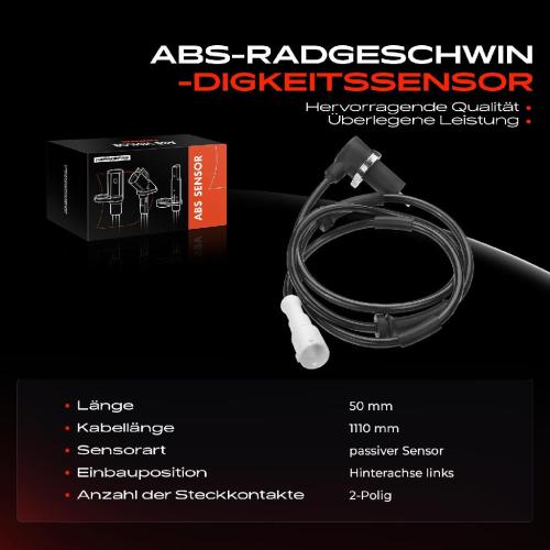 Frankberg 1x ABS Sensor Hinterachse links für Fiat Punto Cabriolet Van Lancia Y 1.1L 1.2L 1.4L 1.6L 1.7L 1993-2000 Bild Frankberg 1x ABS Sensor Hinterachse links für Fiat Punto Cabriolet Van Lancia Y 1.1L 1.2L 1.4L 1.6L 1.7L 1993-2000