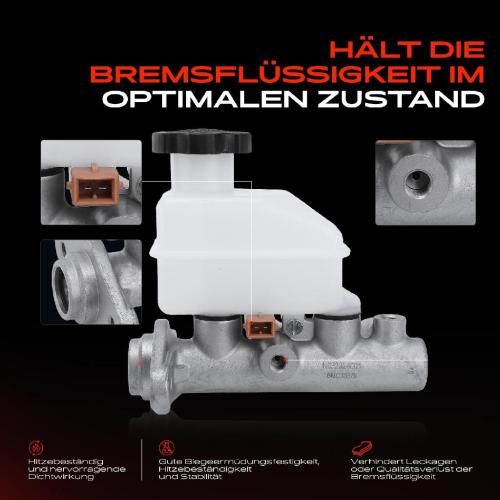 1x Hauptbremszylinder Bremszylinder für Hyundai Coupe GK 1.6L 2.0L 2.7L Bild 1x Hauptbremszylinder Bremszylinder für Hyundai Coupe GK 1.6L 2.0L 2.7L