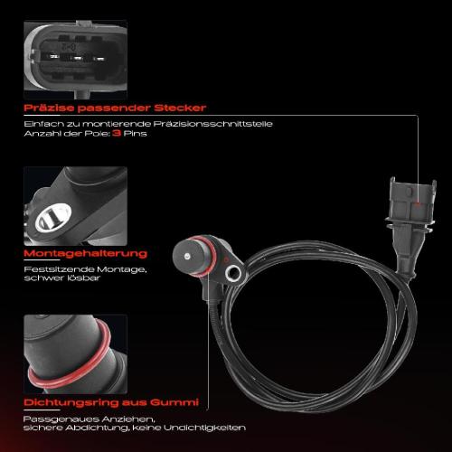 1x Kurbelwellensensor Impulsgeber für Porsche 911 Cabriolet Targa 993 996 997 3.6L Bild 1x Kurbelwellensensor Impulsgeber für Porsche 911 Cabriolet Targa 993 996 997 3.6L