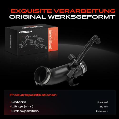 Frankberg 1x Ansaugschlauch, Luftfilter für VW Passat 3B Skoda Superb I 3U4 2000-2008 Bild Frankberg 1x Ansaugschlauch, Luftfilter für VW Passat 3B Skoda Superb I 3U4 2000-2008