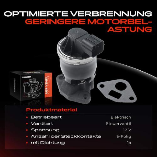 1x AGR-Ventil Abgasrückführungsventil für Honda Civic VIII Hatchback VIII Stufenheck Jazz II Bild 1x AGR-Ventil Abgasrückführungsventil für Honda Civic VIII Hatchback VIII Stufenheck Jazz II