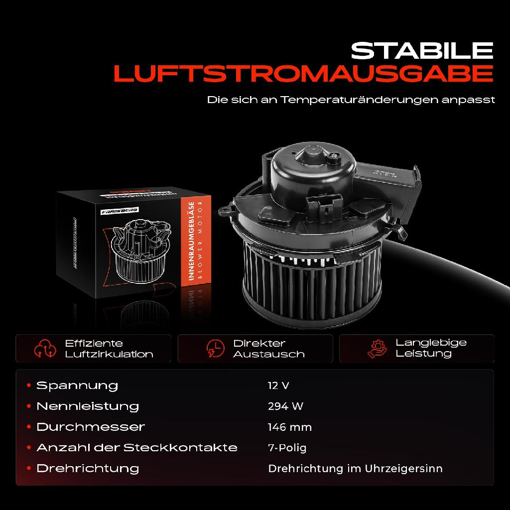 1x Gebläsemotor Innenraumgebläse für Citroën Xsara Picasso Peugeot 206 307 1998-2014