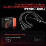 4x Zündleitungssatz Zündkabel für Toyota Hilux IV Modell F Liteace 1.8L 2.0L 2.2L