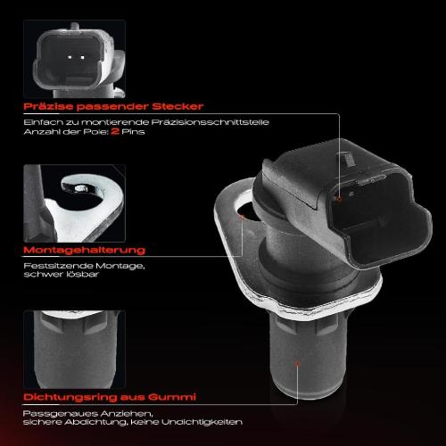 1x Kurbelwellensensor Impulsgeber für Citroën C8 Jumpy Peugeot 806 807 Expert Fiat Scudo Lancia Bild 1x Kurbelwellensensor Impulsgeber für Citroën C8 Jumpy Peugeot 806 807 Expert Fiat Scudo Lancia