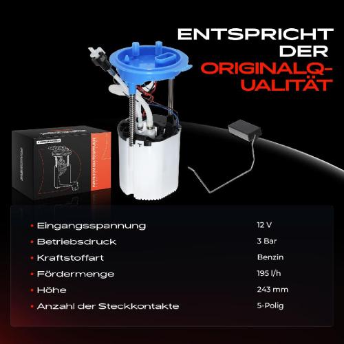 1x Kraftstoffpumpe für Audi TT 8J3 TT Roadster 8J9 2.0L 2008-2014 Bild 1x Kraftstoffpumpe für Audi TT 8J3 TT Roadster 8J9 2.0L 2008-2014