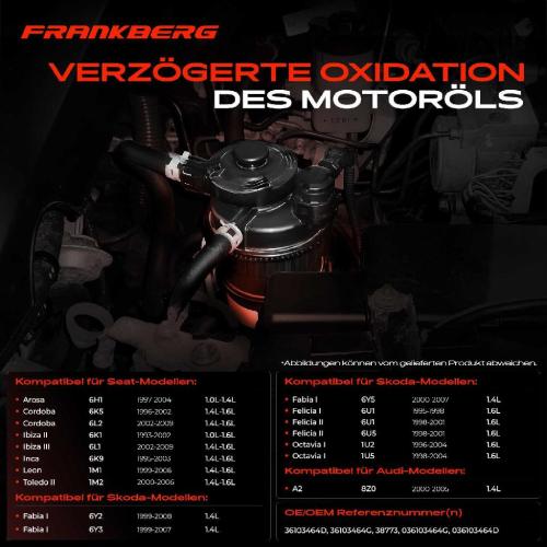 1x Ölabscheider Kurbelgehäuseentlüftung für VW Golf 3 4 1J Seat Arosa Skoda Fabia Bild 1x Ölabscheider Kurbelgehäuseentlüftung für VW Golf 3 4 1J Seat Arosa Skoda Fabia