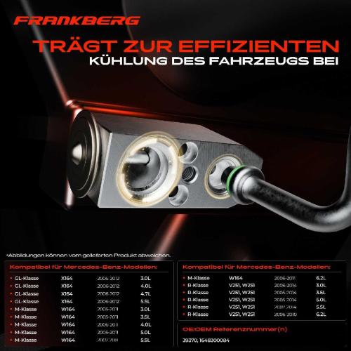 1x Expansionsventil Klimaanlage für Mercedes-Benz X164 W164 V251 W251 Bild 1x Expansionsventil Klimaanlage für Mercedes-Benz X164 W164 V251 W251