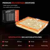 1x Luftfilter Filtereinsatz für Opel Astra G CC T98 Zafira A Zafira B A05 2.2 16V