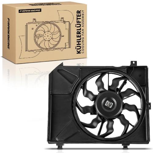 Frankberg 1x Motorkühller Einfachlüfter mit Kühlerlüfterrahmen Hyundai i10 PA 1.1L 2007-2010 Bild Frankberg 1x Motorkühller Einfachlüfter mit Kühlerlüfterrahmen Hyundai i10 PA 1.1L 2007-2010