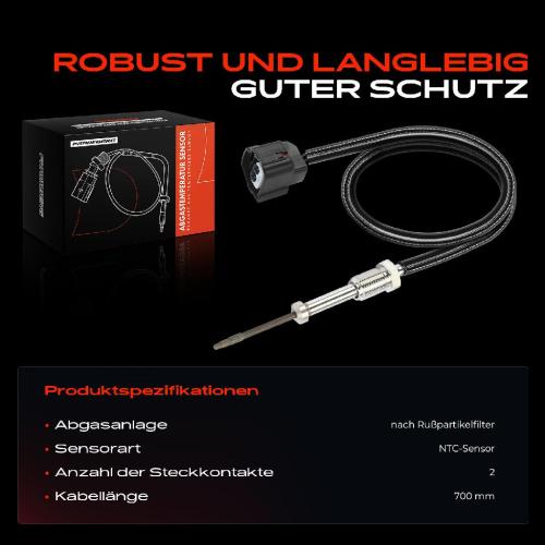 1x Abgastemperatursensor für Nissan Qashqai J10 JJ10E NJ10 Bild 1x Abgastemperatursensor für Nissan Qashqai J10 JJ10E NJ10