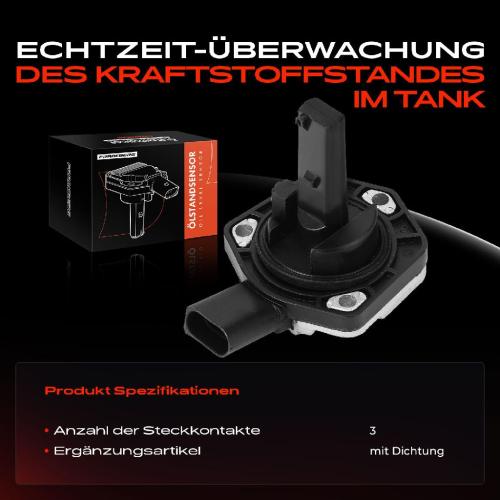 Frankberg 1x Ölstandsensor für VW Golf Passat Bora Audi A3 A4 Skoda Octavia I Seat Leon Ford Bild Frankberg 1x Ölstandsensor für VW Golf Passat Bora Audi A3 A4 Skoda Octavia I Seat Leon Ford