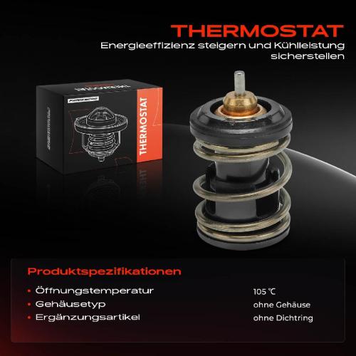 1x Thermostat Kühlmittel für VW Golf VII Audi A1 A3 Seat Leon Ateca Ibiza IV Bild 1x Thermostat Kühlmittel für VW Golf VII Audi A1 A3 Seat Leon Ateca Ibiza IV