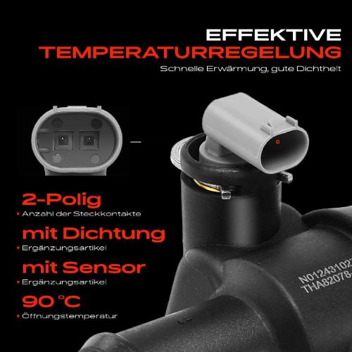 Frankberg 1x Thermostat Kühlmittel für Smart Cabrio City-Coupe Crossblade 450 Roadster Bild Frankberg 1x Thermostat Kühlmittel für Smart Cabrio City-Coupe Crossblade 450 Roadster
