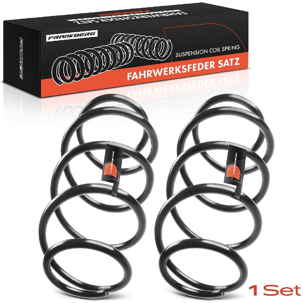 Frankberg 2x Fahrwerksfeder Vorderachse für Volvo S40 I VS V40 Kombi VW 1.6L 2000-2004