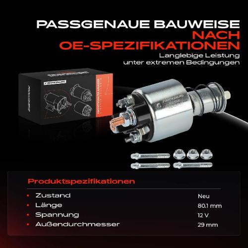 1x Magnetschalter Starter für BMW 3er E30 E36 E46 5er E34 E39 E60 E61 7er X3 Z3 Z4 Bild 1x Magnetschalter Starter für BMW 3er E30 E36 E46 5er E34 E39 E60 E61 7er X3 Z3 Z4