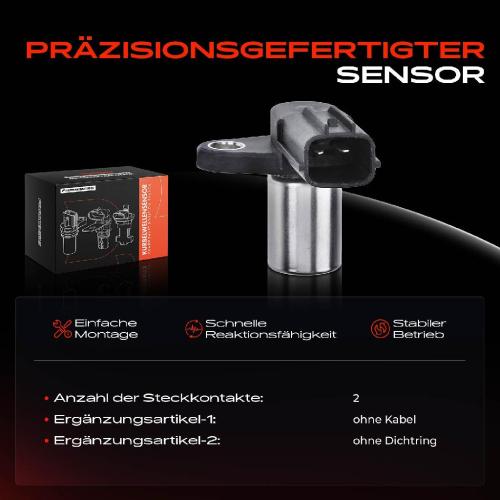 1x Kurbelwellensensor Impulsgeber für Nissan Primera P12 X-Trail T30 2.2L 2001-2008 Bild 1x Kurbelwellensensor Impulsgeber für Nissan Primera P12 X-Trail T30 2.2L 2001-2008