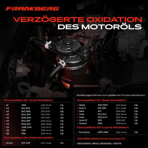 1x Ölabscheider Kurbelgehäuseentlüftung für VW Golf 8 CD1 CG5 Audi A1 A3 Q2 1.5L Bild 1x Ölabscheider Kurbelgehäuseentlüftung für VW Golf 8 CD1 CG5 Audi A1 A3 Q2 1.5L
