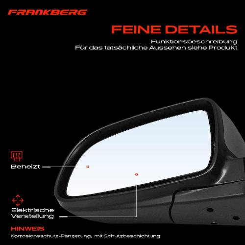 1x Außenspiegel Links für Chevrolet Aveo/Kalos T250 T255 1.2L 1.4L 2005-2013 Bild 1x Außenspiegel Links für Chevrolet Aveo/Kalos T250 T255 1.2L 1.4L 2005-2013