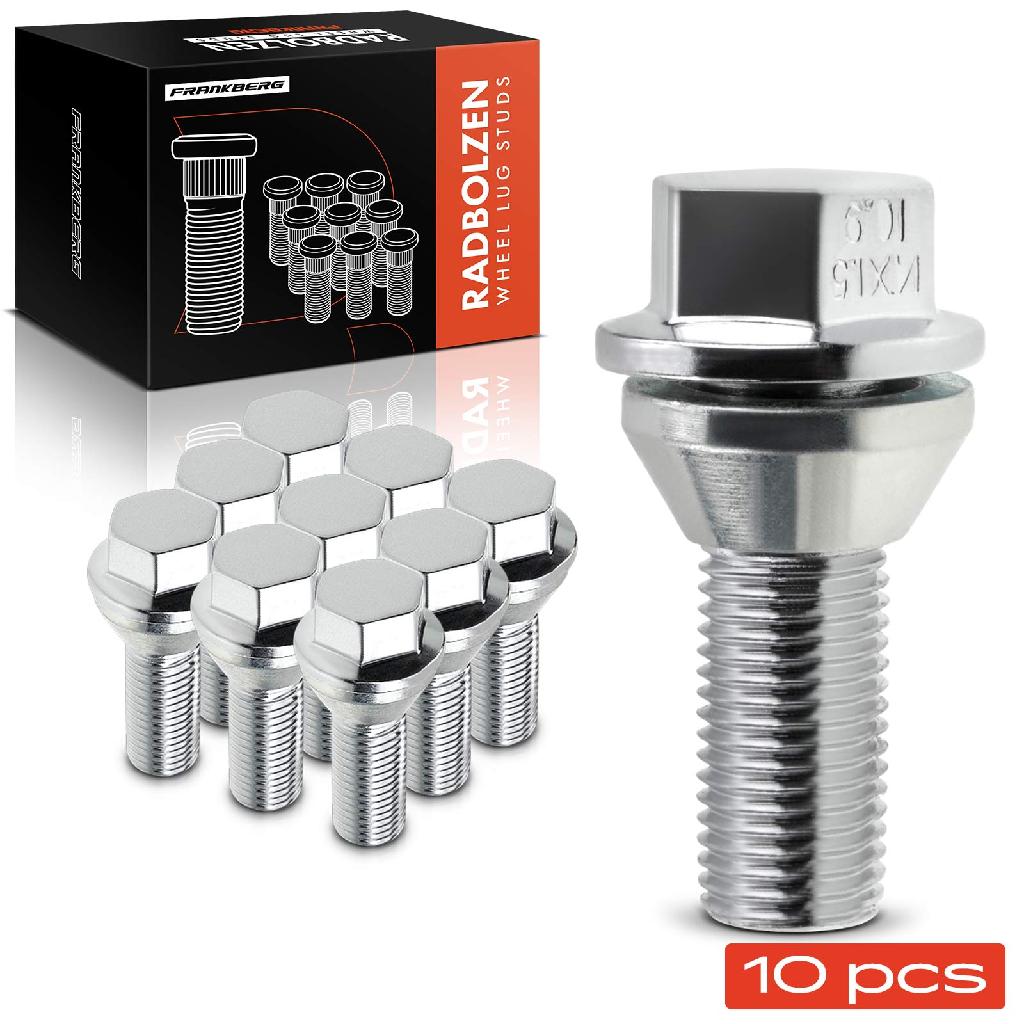Frankberg 10x Radschraube für Volvo S60 I 384 S80 I 184 TS XY V70 II XC70 II 136