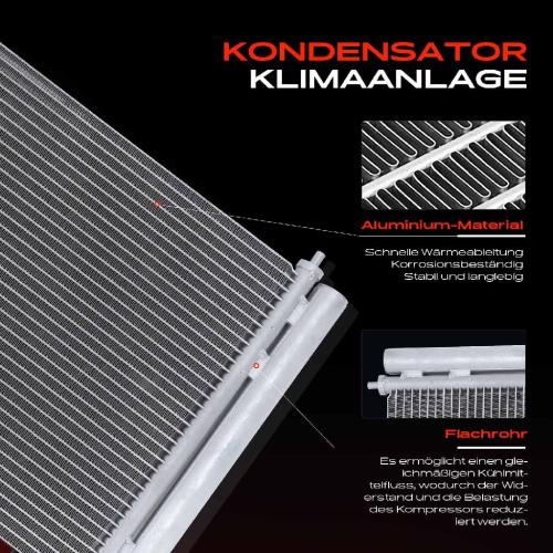 Frankberg 1x Kondensator Klimaanlage für KIA Rio DC 1.3 1.5L 16V 2000-2005 Bild Frankberg 1x Kondensator Klimaanlage für KIA Rio DC 1.3 1.5L 16V 2000-2005