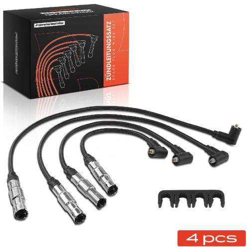 4x Zündleitungssatz Zündkabel für VW Golf 4 Polo T5 Passat Audi A3 A4 B5 B6 B7 Bild 4x Zündleitungssatz Zündkabel für VW Golf 4 Polo T5 Passat Audi A3 A4 B5 B6 B7