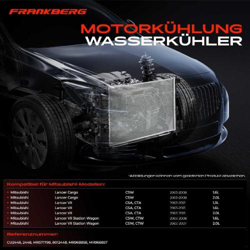 1x Kühler Wasserkühler Motorkühler für Mitsubishi Lancer CS3W CSA CSW 1.3L 2.0L Bild 1x Kühler Wasserkühler Motorkühler für Mitsubishi Lancer CS3W CSA CSW 1.3L 2.0L