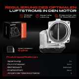 1x Drosselklappe Drosselklappenstutzen für BMW 1er E81 3er E90 E91 E92 5er E61 X1