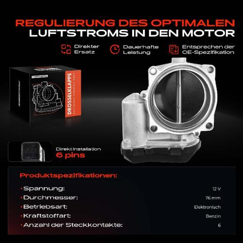 1x Drosselklappe Drosselklappenstutzen für BMW 1er E81 3er E90 E91 E92 5er E61 X1 Bild 1x Drosselklappe Drosselklappenstutzen für BMW 1er E81 3er E90 E91 E92 5er E61 X1