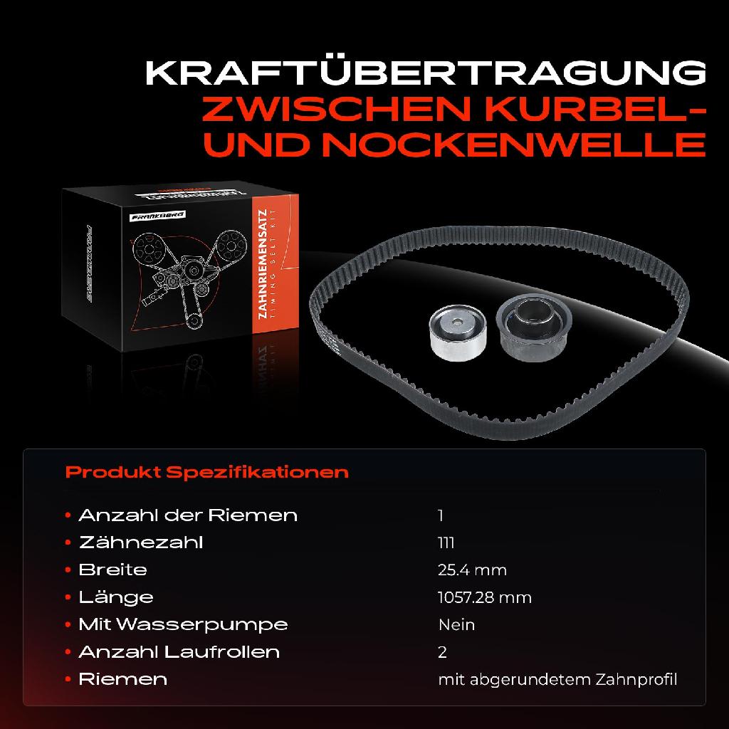 1x Zahnriemensatz Zahnriemen für Hyundai Coupe Lantra II Elantra 1.6L 1.8L
