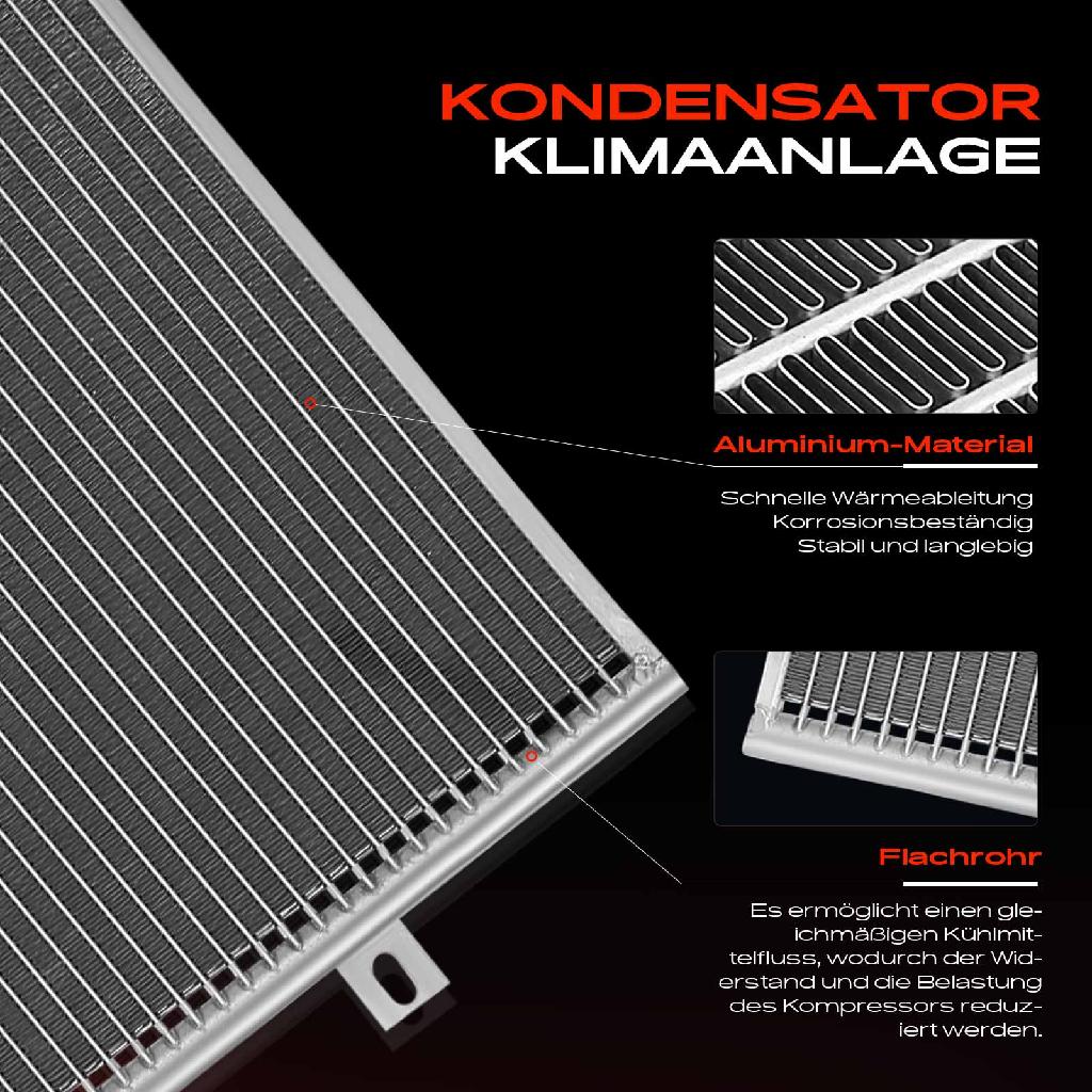 1x Kondensator Klimaanlage für Renault Twingo II CN0 1.1L-1.6L